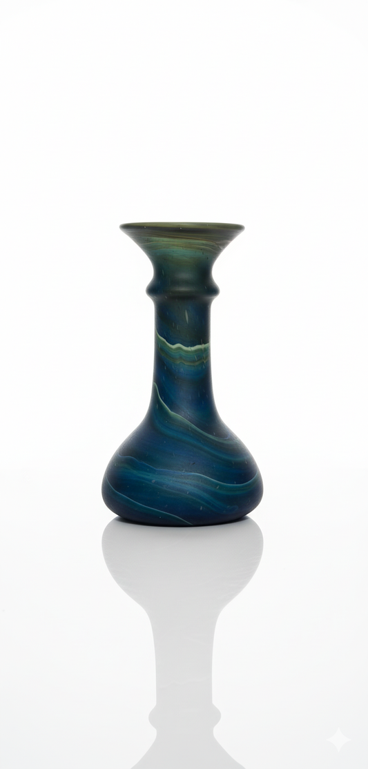 Acostars™ Handgemaakte Blauw/Groene Vaas uit Hebron, Palestina