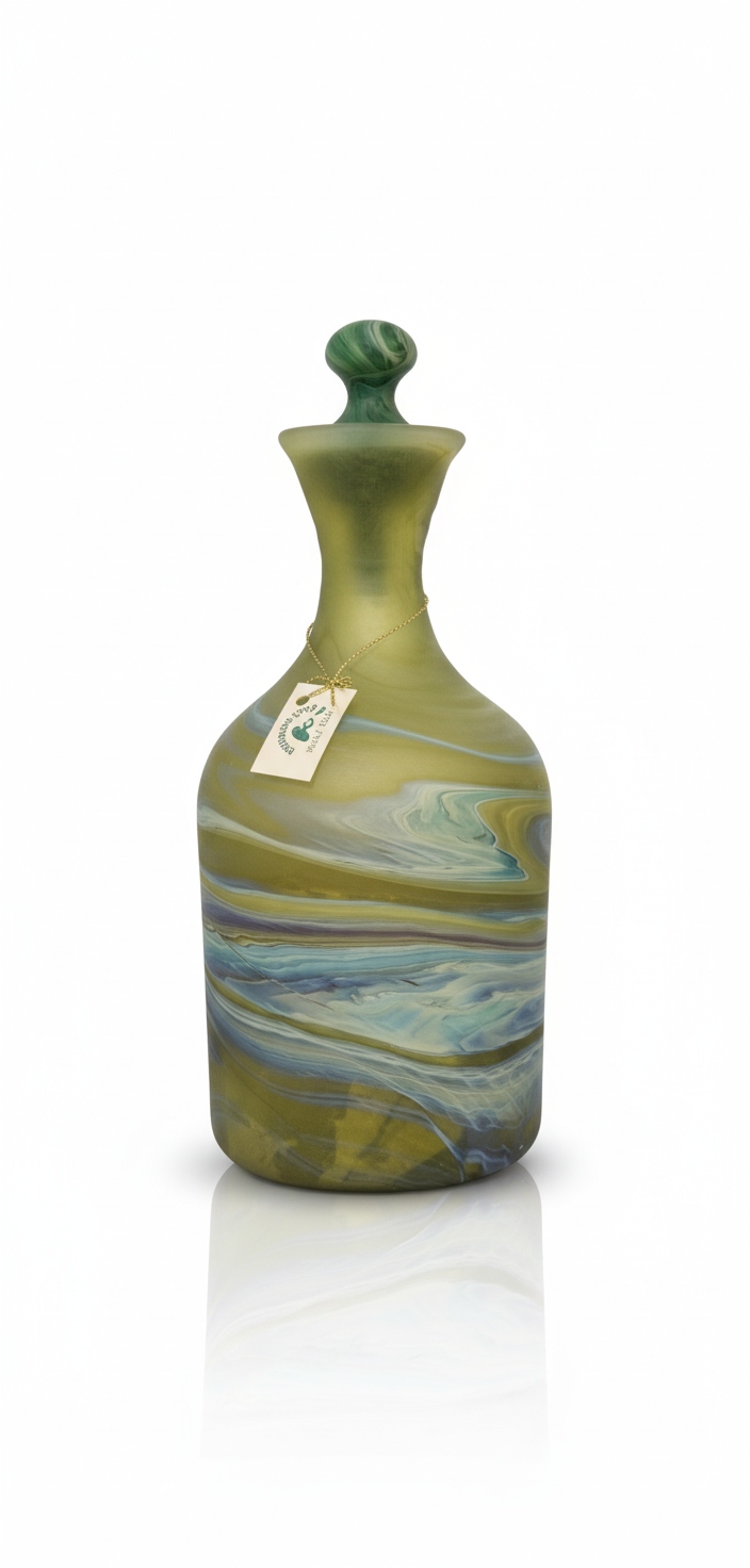 Acostars™ Handgemaakte Groene Glazen Pitcher